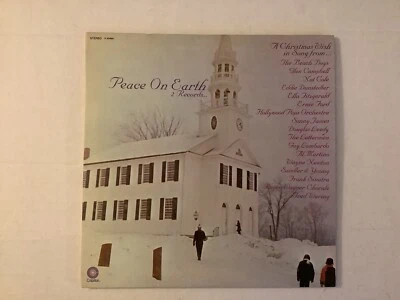 Peace On Earth 2 Lps W/ The  Beach Boys, Frank Sinatra, Ella Fitzgerald Mint - Image 1 of 4