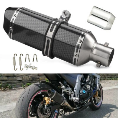 Universal Motorcycle ATV Slip-on Exhaust Muffler Pipe DB Killer Silencer 38-51mm - Image 1 of 4
