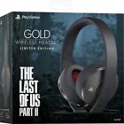 Casque sans fil PS4 Gold The Last Of Us Part 2 édition limitée - Neuf - Non ouvert