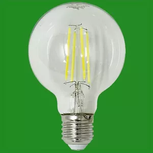 2x 6W LED Filament G80 Decor Globe Light Bulb ES E27 2700K Lamp - Picture 1 of 1