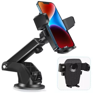 Car Phone Holder Mount Dashboard Windshield Stand For iPhone 16 15 14 12 Pro Max - Picture 1 of 11