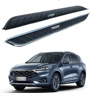 2Pcs Fits for Ford Escape 2020-2023 Fixed Door Side Step Nerf Bar Running Board - Picture 1 of 10