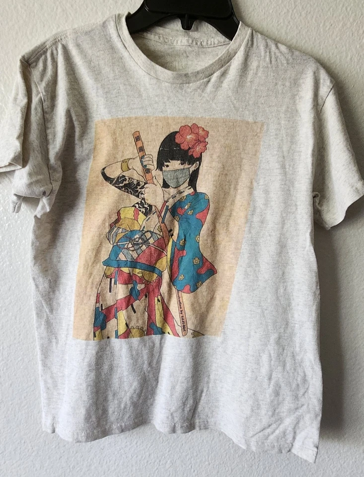 Camiseta Popkiller Samurai Los Angeles Anime Japonês Pop Killer PEQUENA  - Imagem 1 de 3