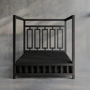 Sheets of San Francisco Spannbettlaken schwarz - Bild 1 von 4