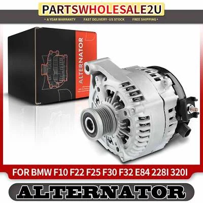 Alternador para BMW 228i 320i 328i 428i 528i X1 X3 X4 210A 12V CW 6 ranuras polea Foto 1 de 4