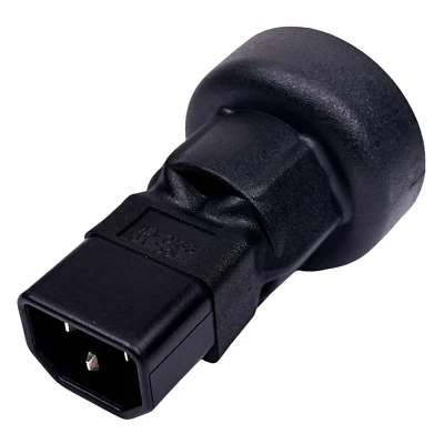 IEC 320 C14 to SAA Australia 3 pin female ac adapter 10A 250V,WA-0138 - Image 1 of 4