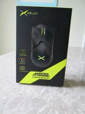 Modded Delux M800 RGB 2.4Ghz Wired Pro Gaming Mouse Lightweight - Image 1 of 4
