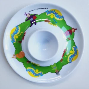 VINTAGE Teletubbies Egg Cup Plate 1999 Ragdoll UK Ltd Kids EUC - Picture 1 of 3