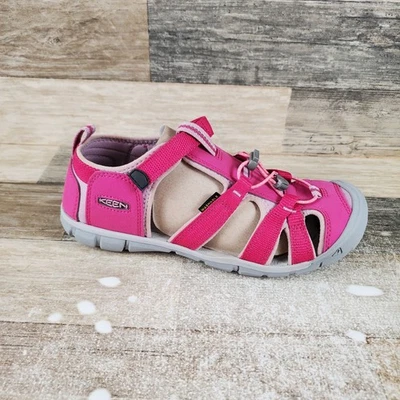 Молодежные сандалии KEEN Seacamp II CNX размер 6 с кружевным замком банджи с круглым носком - Изображение 1 из 4