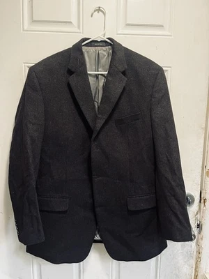 Calvin Klein Velvet blazer Men's Slim Fit Large Regular Black - Изображение 1 из 4