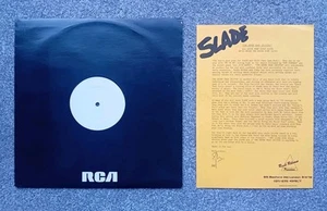 Slade - The Seven Year Bitch 12" vinyl promo white label EX+ & Reaction Sheet - Picture 1 of 9