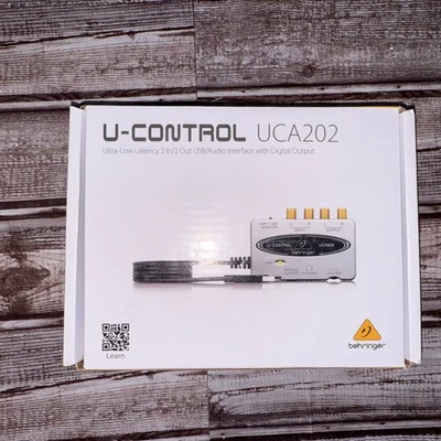 NIB Behringer U-Control UCA202 USB Audio Interface 2-In/2-Out Ultra-Low - Image 1 of 2