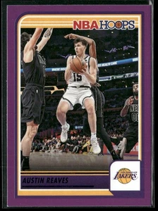 2023-24 NBAHooops Austin Reaves #41 Viola Holo Los Angeles Lakers - Foto 1 di 2