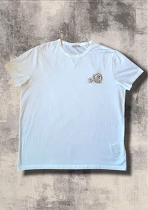 White Moncler Double Logo T-Shirt Size XL - Picture 1 of 8