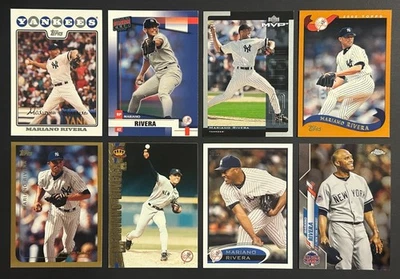 Лот из 8 различных бейсбольных карточек с Мариано Риверой Topps Upper Deck NY Yankees - Изображение 1 из 2