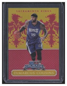2014-15 Panini Crusade Demarcus Cousins Red /99 #10 Sacramento Kings