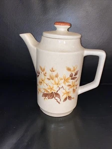 Stoneware Coffee Tea Pitcher With Lid Made In Japan - Picture 1 of 2