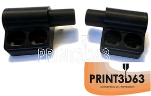 ⭐ 2x SUPPORT AXE GUIDE EMBOUT CLIP DE PLAGE ARRIÈRE PEUGEOT 205 GTI PHASE 1 - Foto 1 di 4