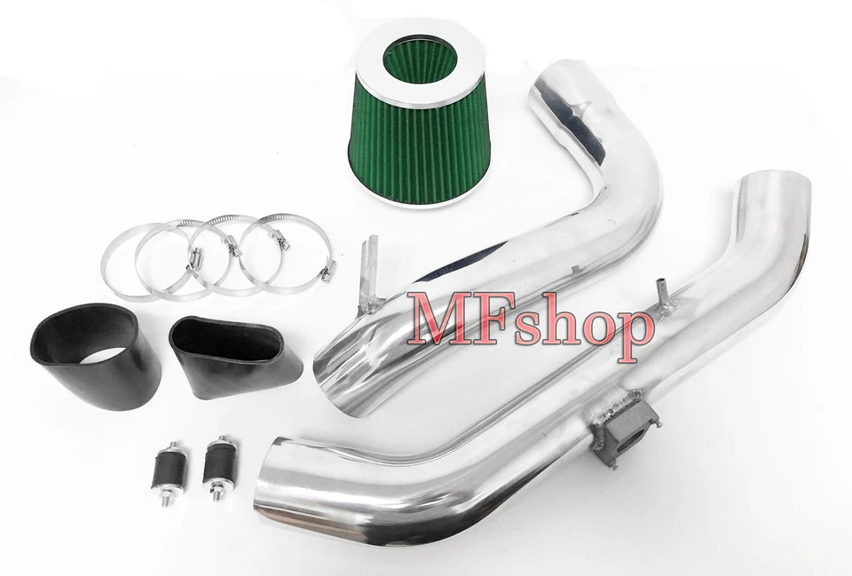 Negro Verde Para Mitsubishi Eclipse 2006-2011 2.4L 4CYL Entrada de Aire Frío + Filtro Foto 1 de 1