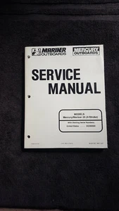 MERCURY MARINER OUTBOARD OEM FACTORY SERVICE MANUAL 25hp FOUR STROKE - Bild 1 von 2
