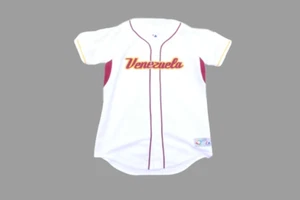 Camiseta Clásica Mundial de Béisbol CMB Equipo Venezuela 2009 Auténtica Blanca XL Sin Nombre - Imagen 1 de 4