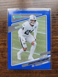 2021 Donruss #89 Johnathan Abram - Blue Press Proof - Raiders - NFL - Fresh Pull