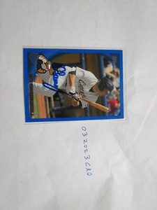 2010 Topps Bo Greenwell signed Baseball Card