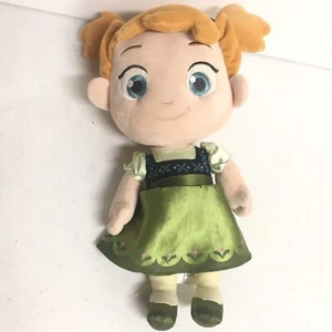 Disney Store FROZEN Niño Princesa Anna 12" Suave Peluche Muñeca Juguete - Imagen 1 de 4