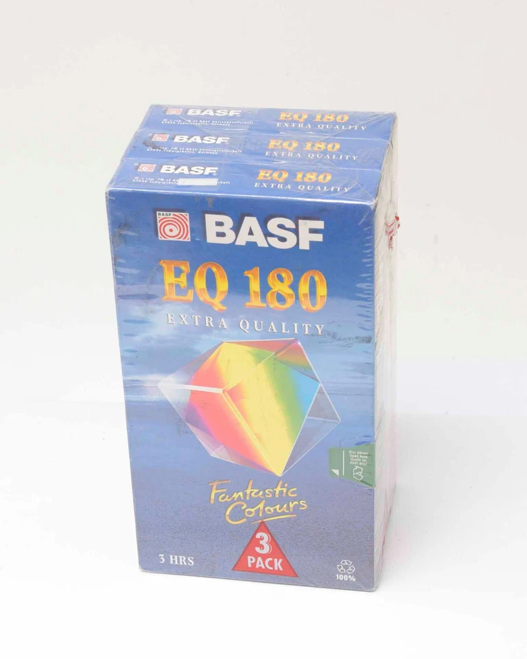 3 x Basf Chrome VHS Videokasette Extra Quality EQ-18 OVP Verschweißt Nr.684 - Bild 1 von 2