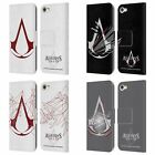 OFFICIAL ASSASSIN'S CREED LOGO LEATHER BOOK WALLET CASE FOR APPLE iPOD TOUCH MP3