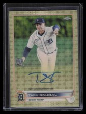 2022 Topps Chrome Veteran Autographs Superfractor CVATS Tarik Skubal Auto 1/1