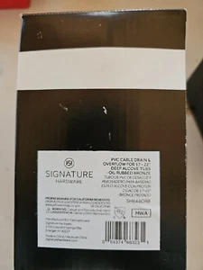 Monograma Cable de Drenaje de PVC Aceite Bronce Frotado MB644ORB SH644ORB - Imagen 1 de 3