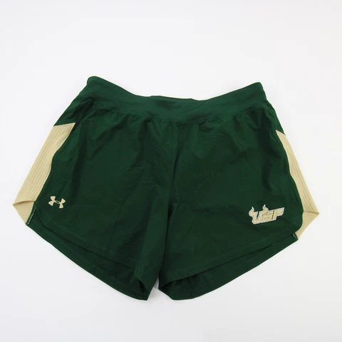 South Florida Bulls Under Armour HeatGear Running Short Women's Green/Gold New Cover