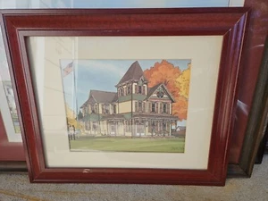 Carl C.H. Johnson 8" x 10" impresión Frazier House Elizabeth, IL Galena - Imagen 1 de 10