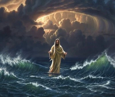 NEW - David Textile - Religious - Never Forsaken Digital Quilting Fabric Panel - Image 1 of 3