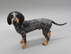 OOAK Karl Blindheim Sculpted Bluetick Hound Dog Artisan Dollhouse Miniature 1:12