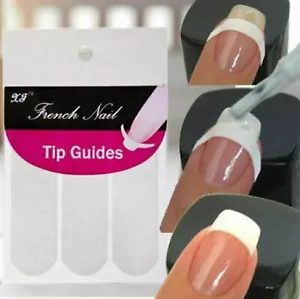 240 pcs New French Manicure Nail Art Tips Form Guide Sticker Polish DIY Stencil - Picture 1 of 6