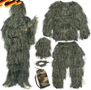 Tarnanzug Ghillie Suit Jacke Hose Hut feuerfest Sniper Scharfschütze Anzug DHL - Bild 1 von 24