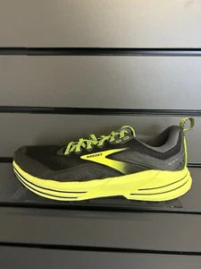BROOKS CASCADIA 16, MENS TRAIL SHOE, UK SIZE 7, BLACK/ LIME - Picture 1 of 5