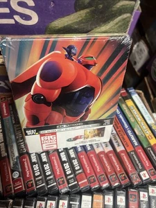 Big Hero 6 (4K ULTRA HD / BLU-RAY BEST BUY LIMITED ED STEELBOOK sealed rip tear - Picture 1 of 5