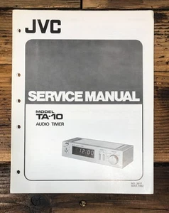 JVC TA-10 Timer Service Manual *Original* - Picture 1 of 1