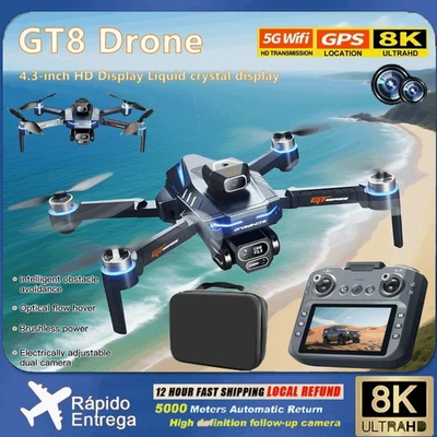 8K HD Dual Camera Drone with FPV WiFi & Obstacle Avoidance - Image 1 of 4