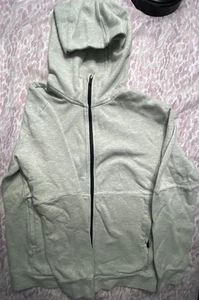 Gap Teen Boys Light Gray Full Zip Front Hoodie Jacket 14-16 - Picture 1 of 4