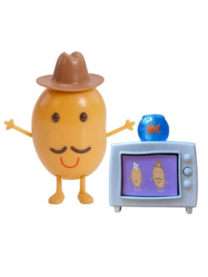1 Figura Mr Potato Rara Nueva en Caja con 1 TV Mr Potato Iluminada Foto 1 de 2