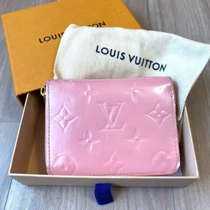 Louis Vuitton Monogram Pink Vernis Zippy Coin Purse Wallet W/Box - Picture 1 of 18