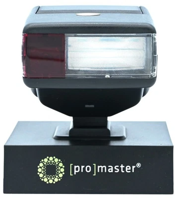 Promaster FL100 Shoe Mount Flash - Nikon or Olympus/Panasonic/Micro 4-3 - Image 1 of 3