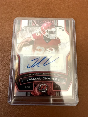 2025 Topps Resurgence Jamaal Charles Auto Refractor #RS-JCH - Image 1 of 2