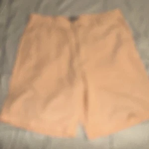 Peter Millar Wicking Gingham Golf Shorts Men's Size 34 Orange Grid Check - Picture 1 of 7