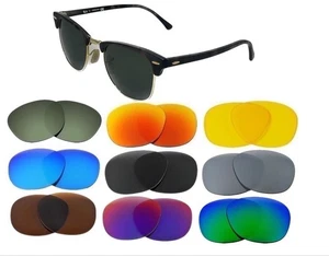 Lenti di ricambio polarizzate per occhiali da sole Ray Ban Clubmaster RB3016 opzione - Foto 1 di 22