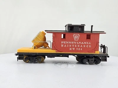 *READ* HO Scale Pennsylvania PRR Maintenance MW 984 Floodlight Car 1:87 Train - Image 1 of 4